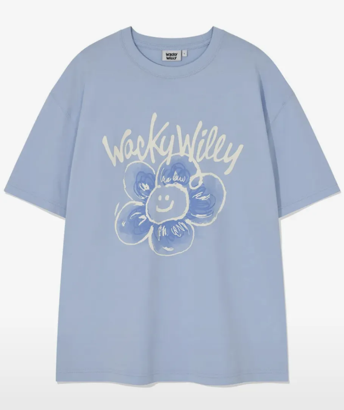 韓國 Wacky Willy Big Lily Short Sleeve T-Shirt【WW221】