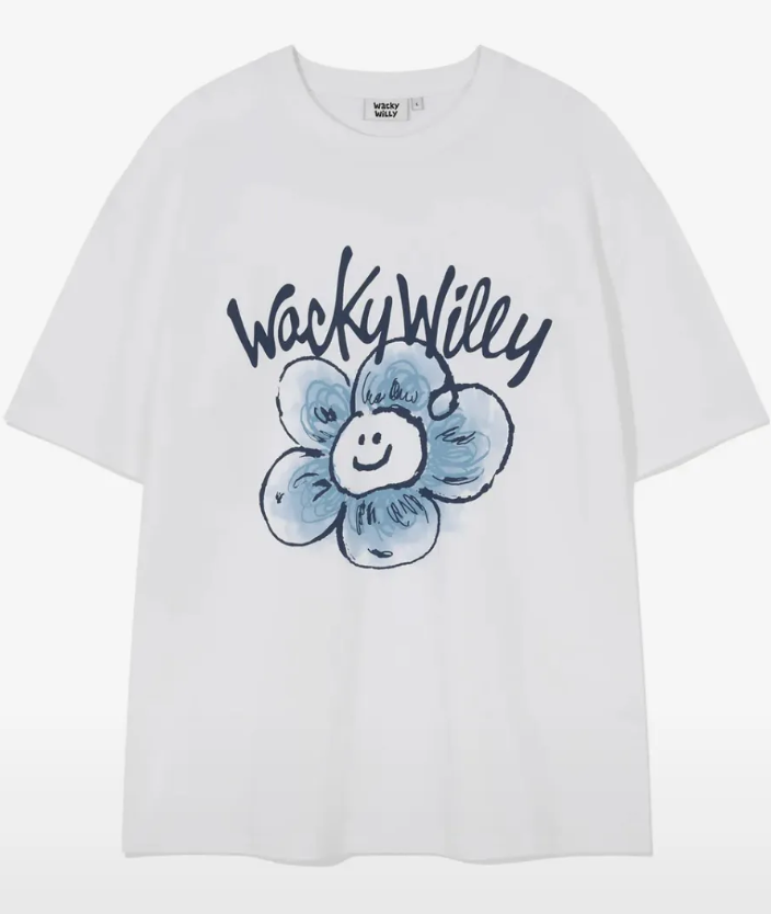 韓國 Wacky Willy Big Lily Short Sleeve T-Shirt【WW221】