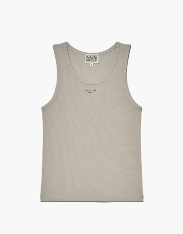 韓國 Marithe Francois Girbaud W U NECK SLEEVELESS【MF590】