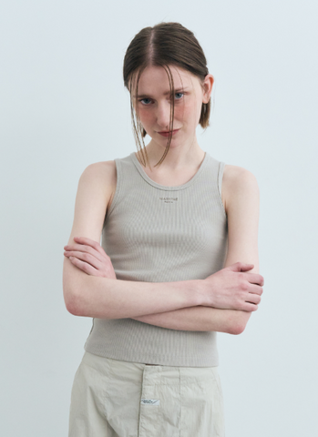 韓國 Marithe Francois Girbaud W U NECK SLEEVELESS【MF590】