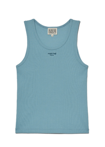 韓國 Marithe Francois Girbaud W U NECK SLEEVELESS【MF590】