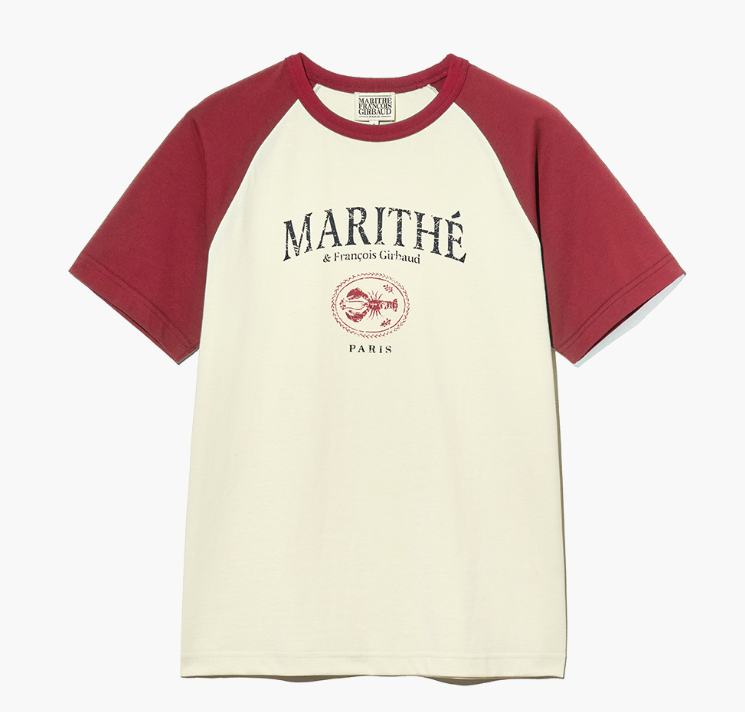 韓國 Marithe Francois Girbaud AEROCOOL RAGLAN GRAPHIC TEE【MF519】