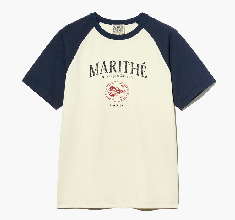 韓國 Marithe Francois Girbaud AEROCOOL RAGLAN GRAPHIC TEE【MF519】