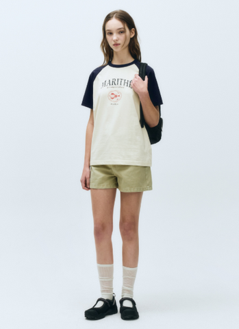 韓國 Marithe Francois Girbaud AEROCOOL RAGLAN GRAPHIC TEE【MF519】