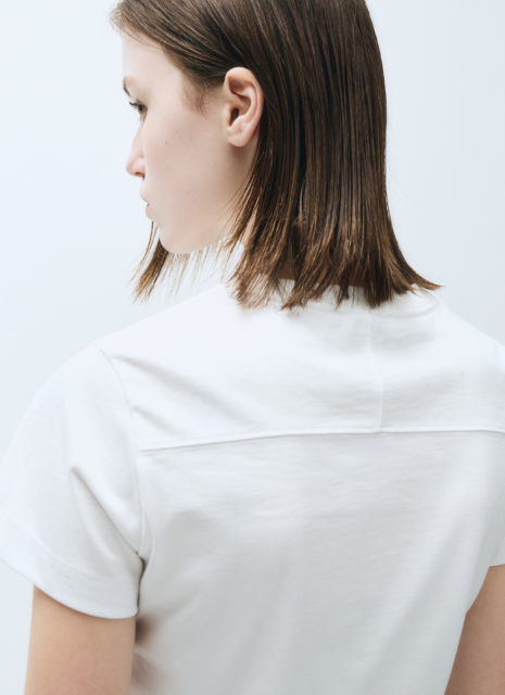 韓國 Marithe Francois Girbaud MOUVEMENT W CIRCLE WAPPEN AEROCOOL CROP T-SHIRT凉感面料【MF491】