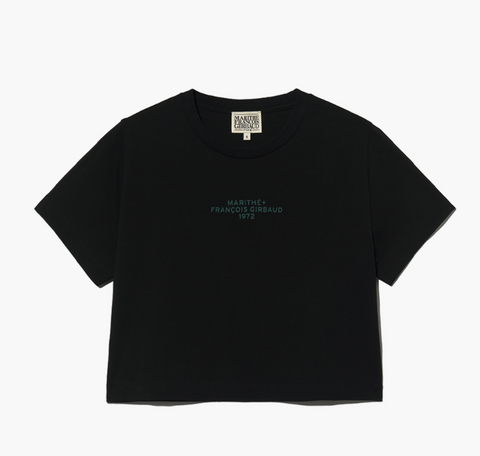 韓國 Marithe Francois Girbaud Women's LETTERING CROP T-SHIRT【MF497】