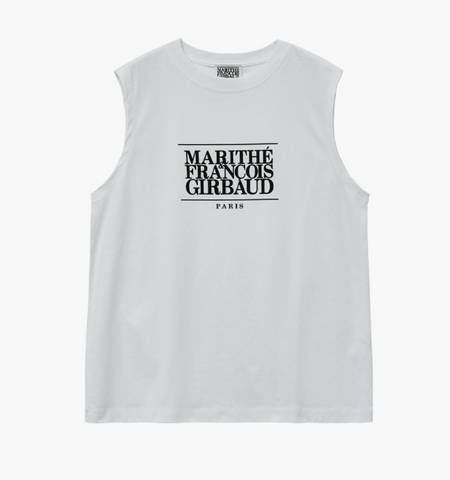 韓國 Marithe Francois Girbaud CLASSIC LOGO SLEEVELESS【MF572】