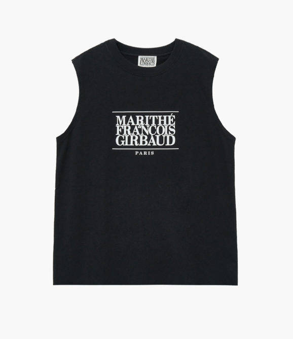 韓國 Marithe Francois Girbaud CLASSIC LOGO SLEEVELESS【MF572】