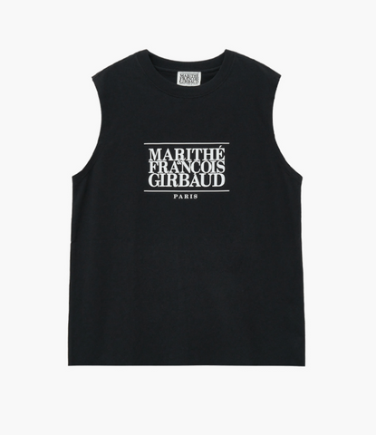 韓國 Marithe Francois Girbaud CLASSIC LOGO SLEEVELESS【MF572】