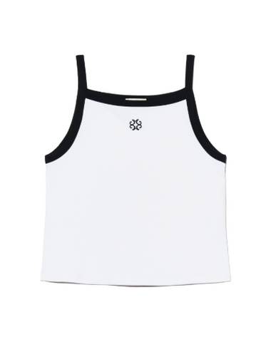 韓國 Marithe Francois Girbaud W COLOR BLOCK SQUARE NECK SLEEVELESS【MF591】