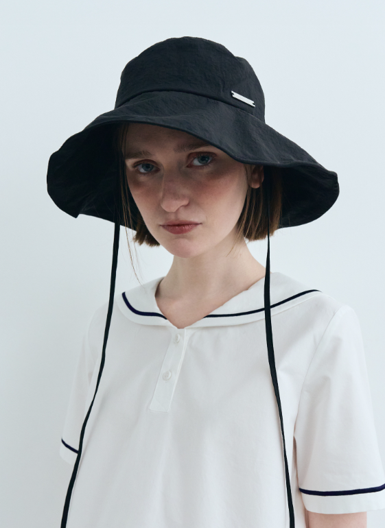 韓國 Marithe Francois Girbaud W STRAP WIDE BUCKET HAT【MF587】