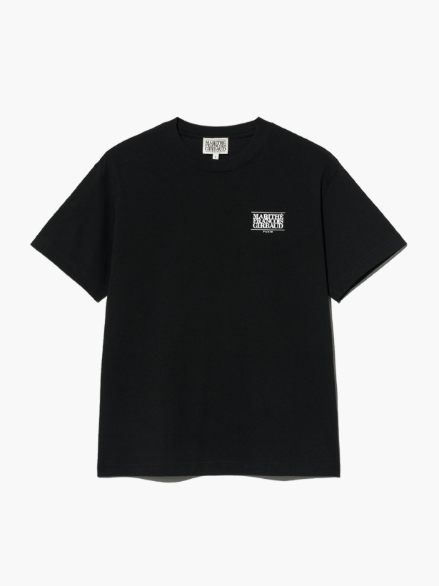 韓國 Marithe Francois Girbaud Crew neck logo T-shirt【MF498】