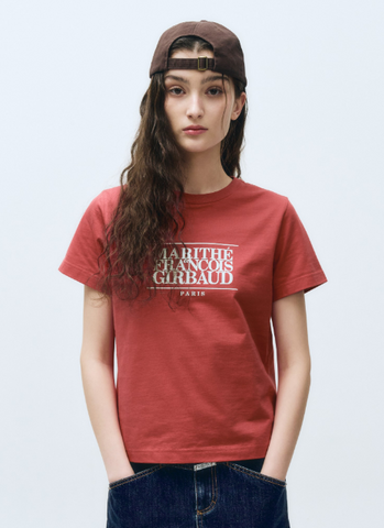 韓國 Marithe Francois Girbaud Women's CLASSIC LOGO T-SHIRTS【MF573】