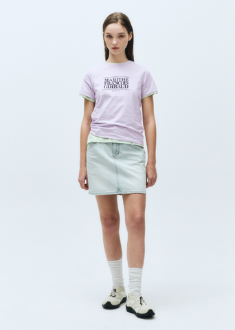 韓國 Marithe Francois Girbaud Women's CLASSIC LOGO T-SHIRTS【MF573】