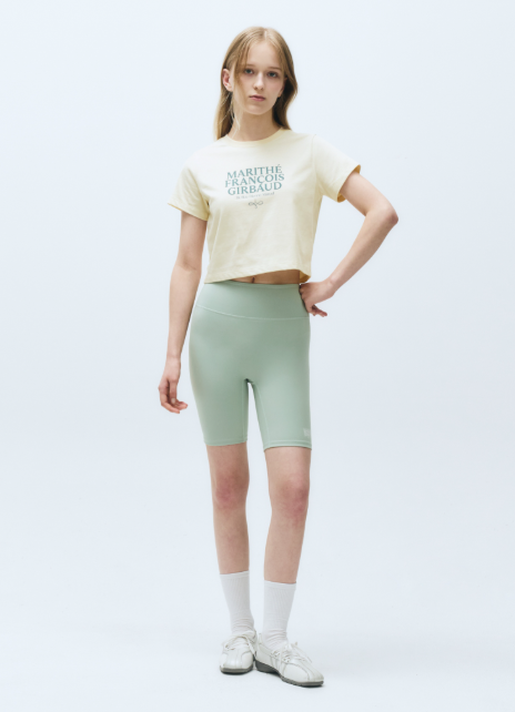 韓國 Marithe Francois Girbaud MOUVEMENT W AEROCOOL CROP T-shirt(涼感)【MF499】
