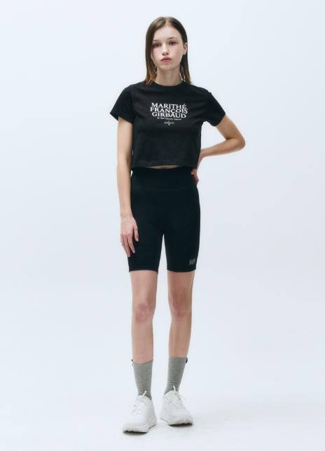 韓國 Marithe Francois Girbaud MOUVEMENT W AEROCOOL CROP T-shirt(涼感)【MF499】