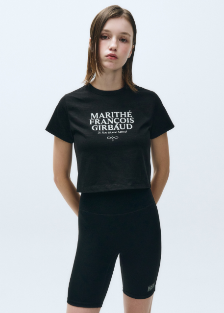 韓國 Marithe Francois Girbaud MOUVEMENT W AEROCOOL CROP T-shirt(涼感)【MF499】