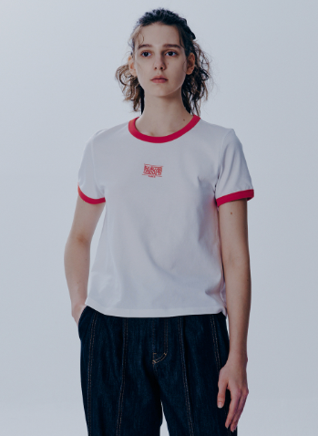 韓國 MFG W CLASSIC LOGO RINGER TEE 【MF164】