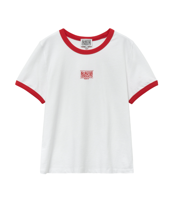 韓國 MFG W CLASSIC LOGO RINGER TEE 【MF164】