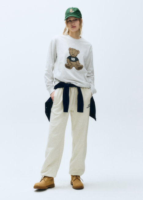 韓國 Marithe Francois Girbaud DOODLE BEAR LONG SLEEVE【MF409】