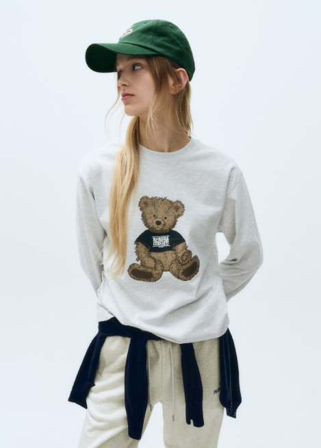 韓國 Marithe Francois Girbaud DOODLE BEAR LONG SLEEVE【MF409】