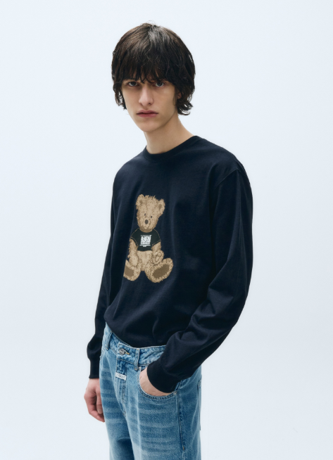韓國 Marithe Francois Girbaud DOODLE BEAR LONG SLEEVE【MF409】