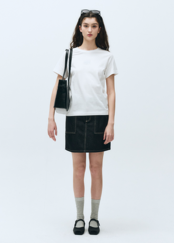 韓國 Marithe Francois Girbaud W Small Classic Logo Tee【MF413】