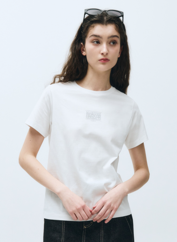 韓國 Marithe Francois Girbaud W Small Classic Logo Tee【MF413】