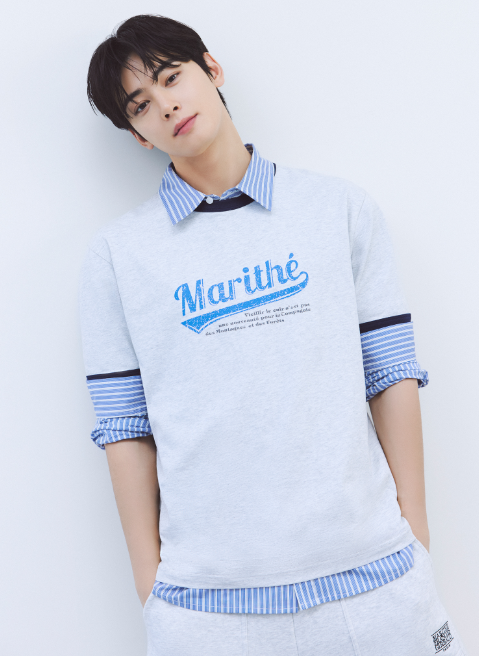 韓國 Marithe Francois Girbaud Vintage Baseball Ringer Tee【MF414】