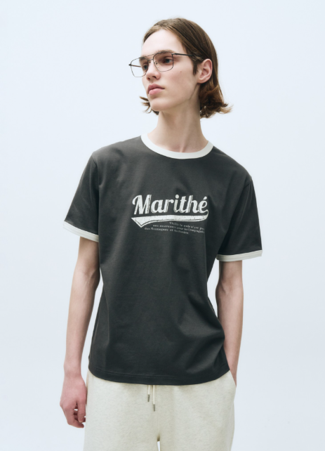 韓國 Marithe Francois Girbaud Vintage Baseball Ringer Tee【MF414】