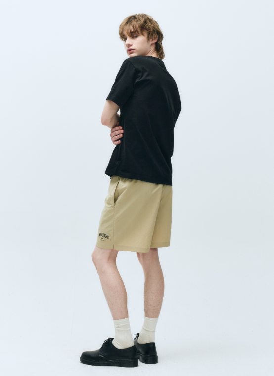 韓國 Marithe Francois Girbaud VARSITY GRAPHIC TEE+NYLON SHORTS SET-UP【MF578】