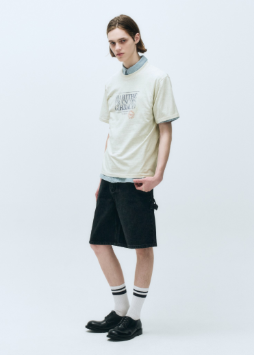 韓國 Marithe Francois Girbaud Classic Logo Stamp Tee【MF459】