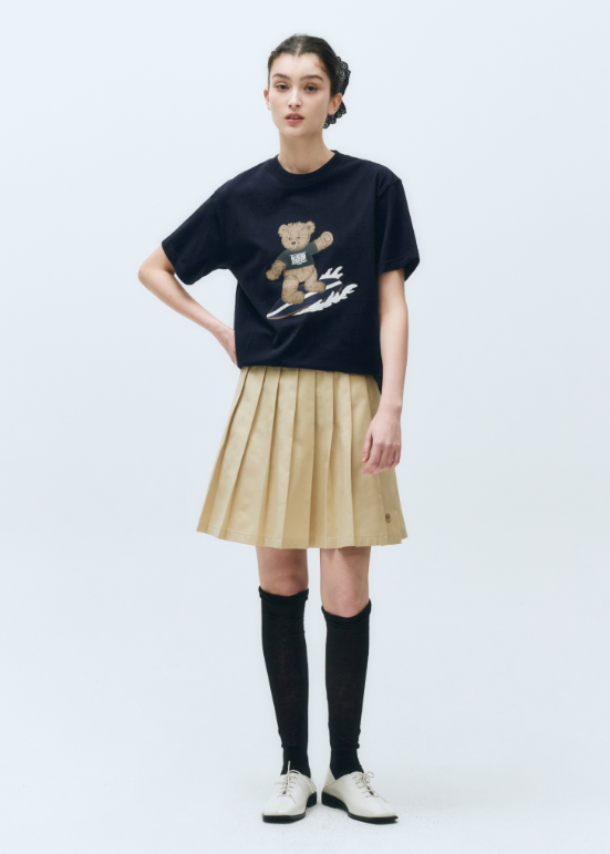 韓國 Marithe Francois Girbaud DOODLE BEAR TSHIRT【MF485】