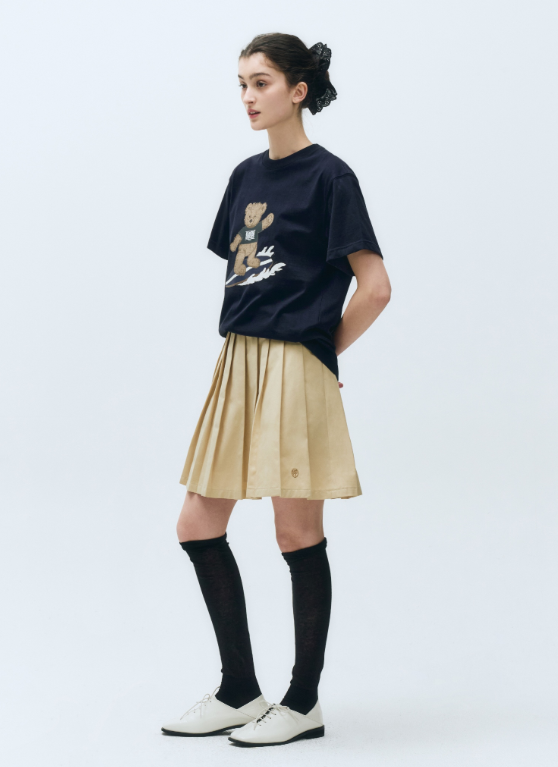 韓國 Marithe Francois Girbaud DOODLE BEAR TSHIRT【MF485】