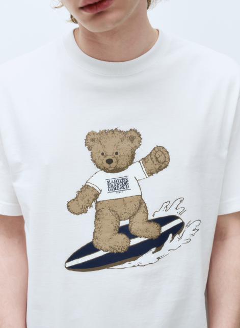 韓國 Marithe Francois Girbaud DOODLE BEAR TSHIRT【MF485】