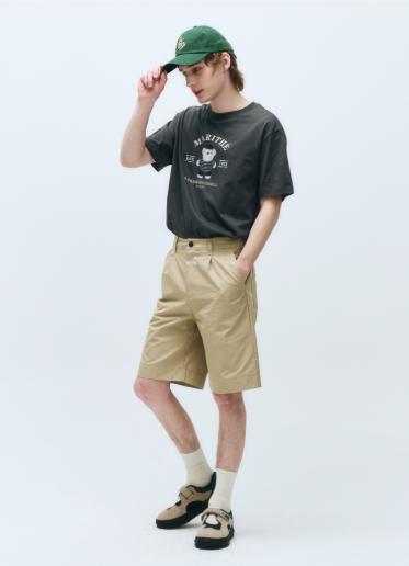 韓國 Marithe Francois Girbaud DOODLE BEAR IMAGE GRAPHIC TSHIRT【MF484】