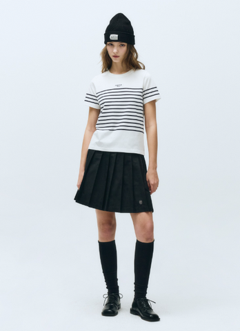 韓國 Marithe Francois Girbaud Women's STRIPE T-SHIRTS【MF564】