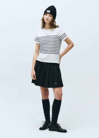 韓國 Marithe Francois Girbaud Women's STRIPE T-SHIRTS【MF564】