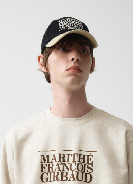 韓國 Marithe Francois Girbaud TWO TONE CLASSIC LOGO CAP【MF513】