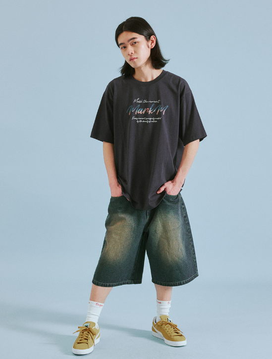 韓國 Markm TRAVEL LOGO T-SHIRTS【MA135】