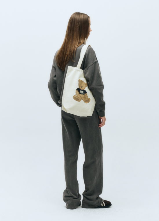 韓國 Marithe Francois Girbaud DOODLE BEAR ECO BAG【MF416】