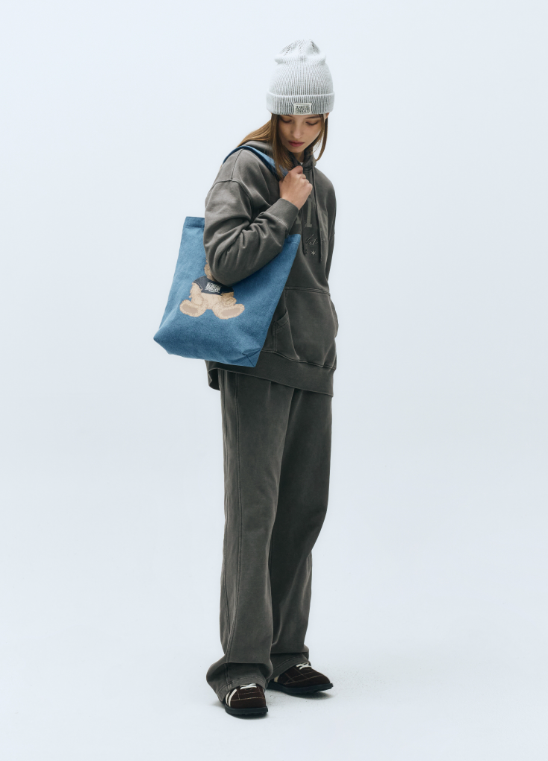 韓國 Marithe Francois Girbaud DOODLE BEAR ECO BAG【MF416】