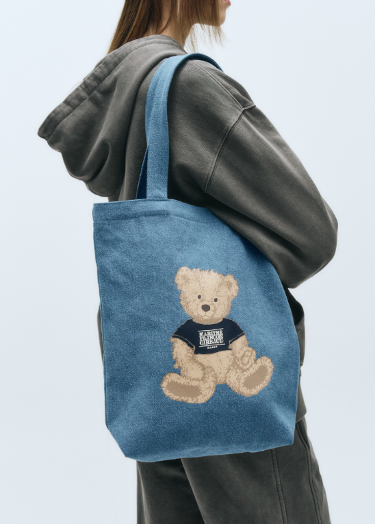 韓國 Marithe Francois Girbaud DOODLE BEAR ECO BAG【MF416】