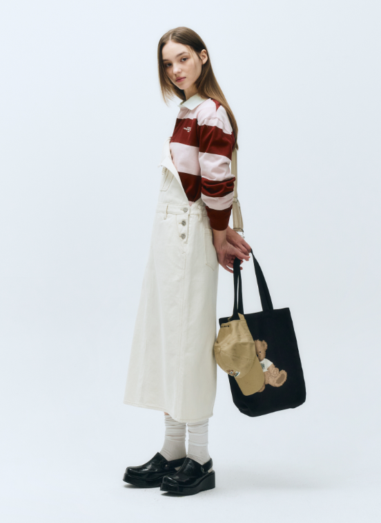 韓國 Marithe Francois Girbaud DOODLE BEAR ECO BAG【MF416】