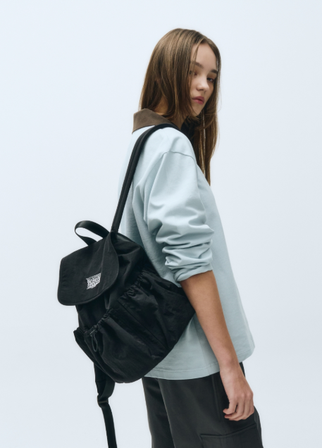 韓國 Marithe Francois Girbaud LASSIC LOGO STOPPER POCKET BACKPACK 【MF307】