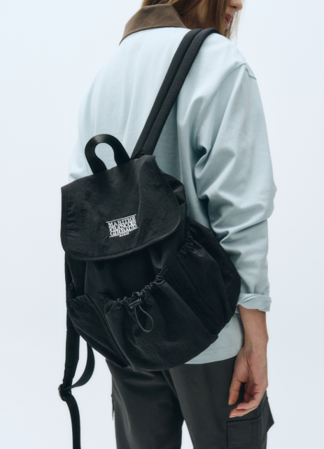 韓國 Marithe Francois Girbaud LASSIC LOGO STOPPER POCKET BACKPACK 【MF307】