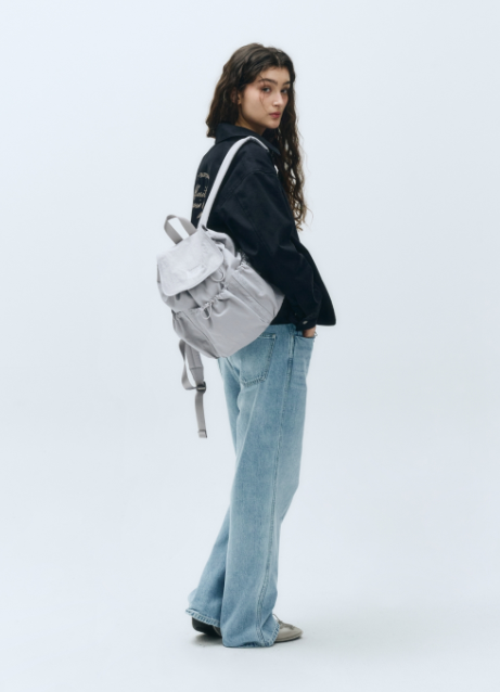 韓國 Marithe Francois Girbaud LASSIC LOGO STOPPER POCKET BACKPACK 【MF307】