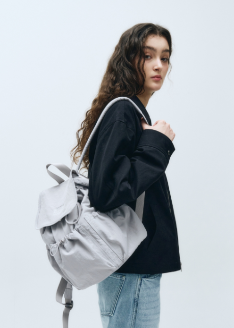 韓國 Marithe Francois Girbaud LASSIC LOGO STOPPER POCKET BACKPACK 【MF307】