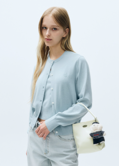 韓國 Marithe Francois Girbaud REGULAR LOGO SATIN MINI BAG 【MF308】