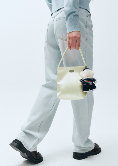 韓國 Marithe Francois Girbaud REGULAR LOGO SATIN MINI BAG 【MF308】